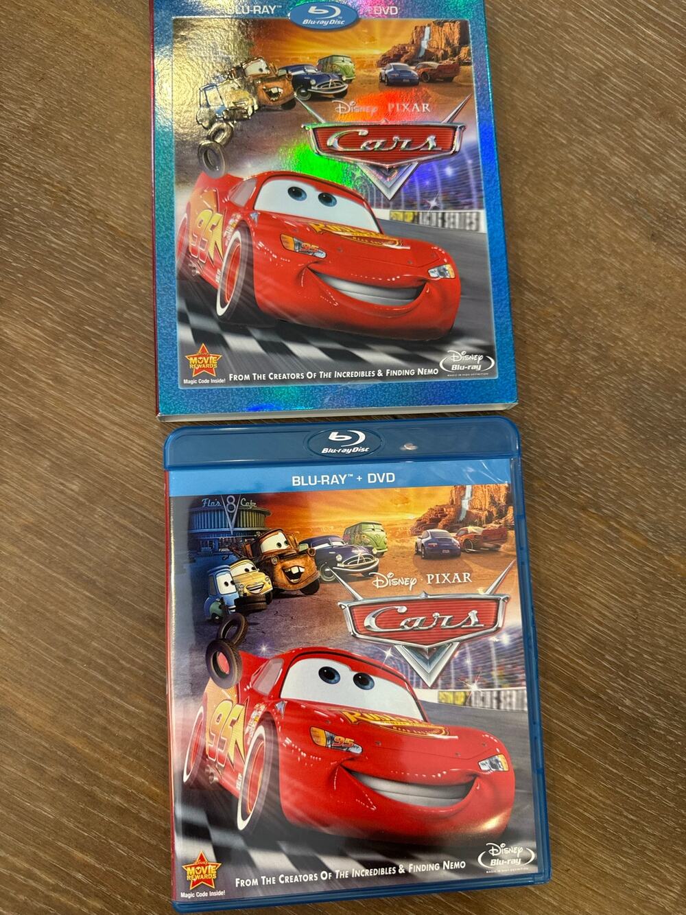Walt Disney Cars DVD + BLU-RAY complete set with cover